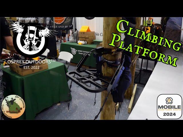 Osprey Outdoors | Saddle Hunting Climbing Platform | Mobile Hunters Expo 2024 - Northeastern Show