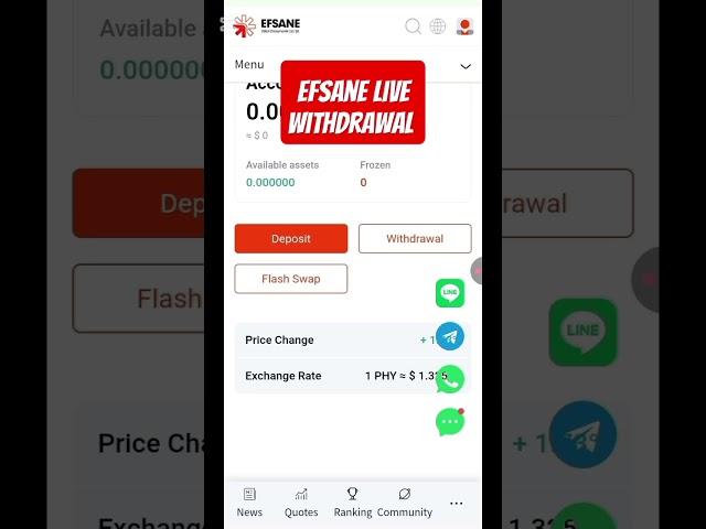 Efsane Airdrop Withdrawal Process|Efsane Withdrawal Kaise Kare|Efsane Website