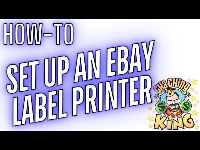 How To Set Up A Shipping Label Printer For eBay! Easy STEP BY STEP for New Resellers