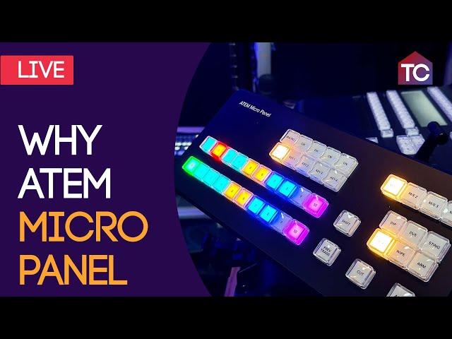 Blackmagic ATEM Micro Panel setup and walkthrough