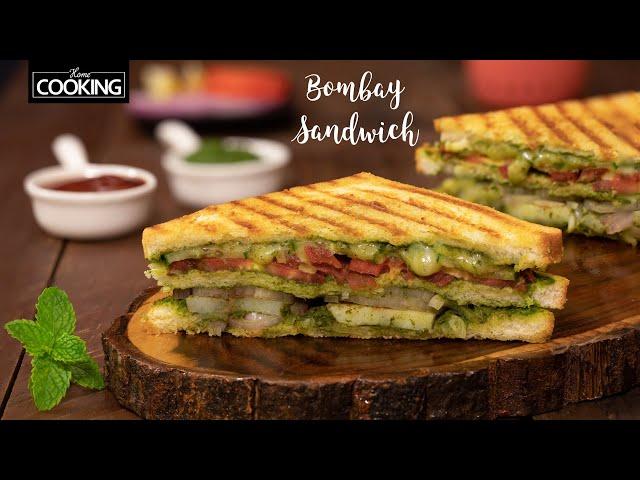 Bombay Sandwich Recipe| Street Food | Veg Sandwich Recipe| Grilled Cheese Sandwich @HomeCookingShow