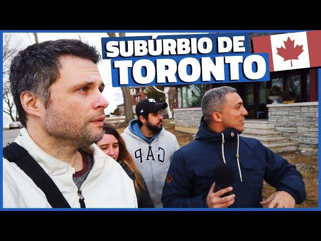 TOUR COMPLETO pelo SUBÚRBIO de TORONTO