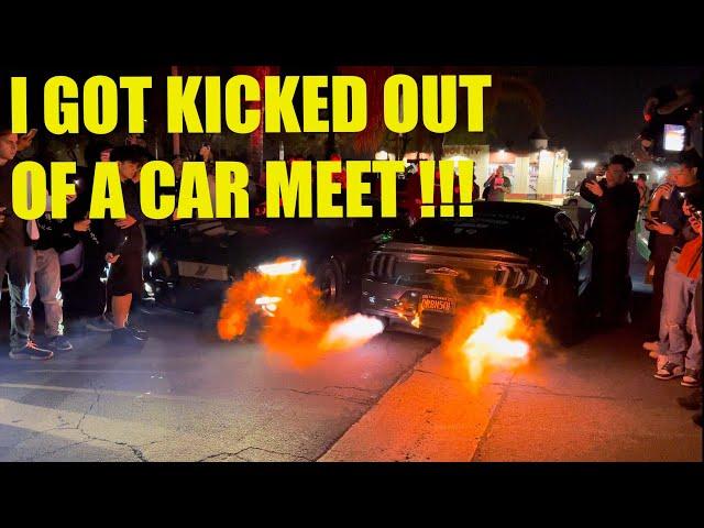 I Got Kicked Out Of A Car Meet! (INSANE)