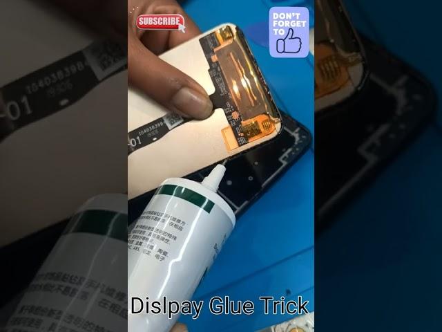 Mobile Display Glue Trick || #shorts || #shortvideo || #short