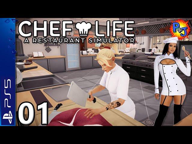 Let's Play Chef Life - A Restaurant Simulator | PS5 Console Gameplay Episode 1 | Learning to Cook