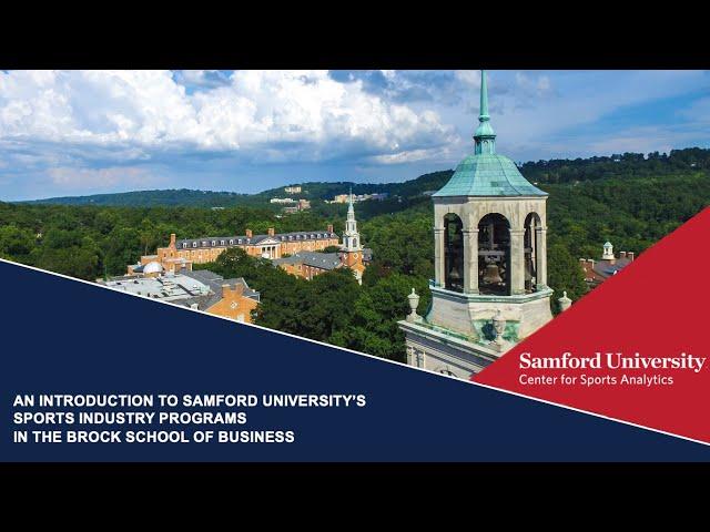 Introduction to Sports Industry Program in the Brock School of Business at Samford University