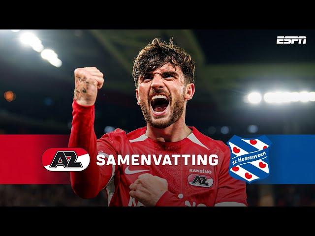  TROY PARROTT maakt er 4️⃣ in duel met TIEN DOELPUNTEN  | Samenvatting AZ - sc Heerenveen