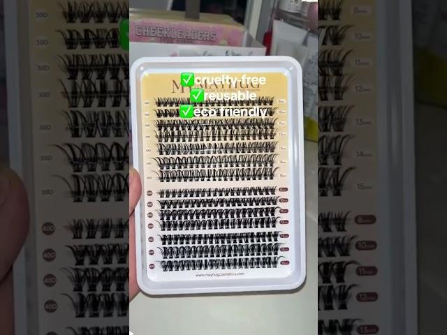 These are the Mayhug cluster lashes, these last up to 5-7 days #makeup #mayhug #lovelashes