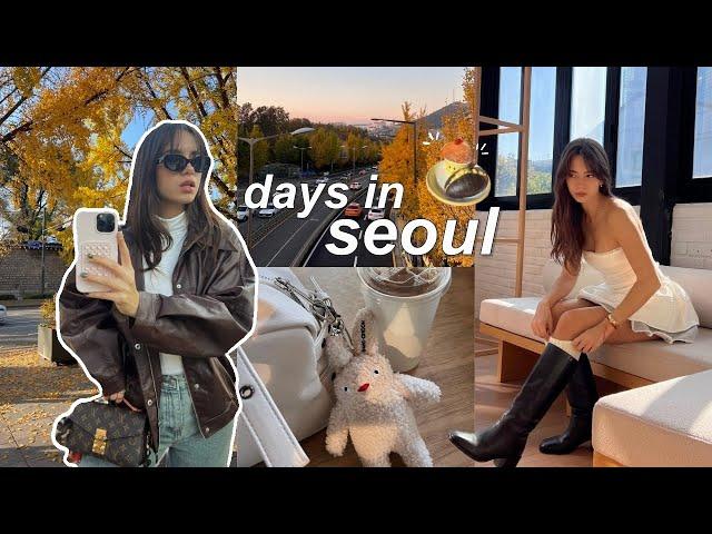 KOREA VLOG ˚⋆𐙚 | cafe hopping, korean street food, lots of shopping & karaoke