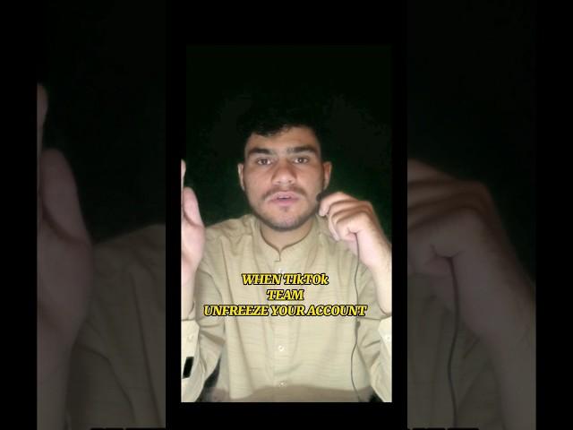 How To Unfreeze Tiktok Account || Tiktok Account Ko unfreeze Kaise Karen #unfreezetiktok
