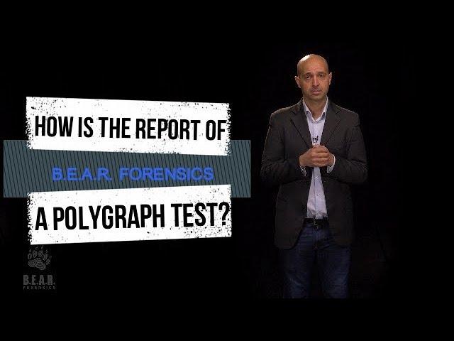 What is the content of a polygraph test report? English Subtitles.