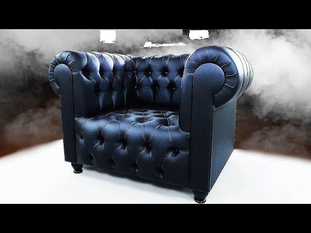 Chesterfield Furniture | armchair with own hands | how to make DIY chair