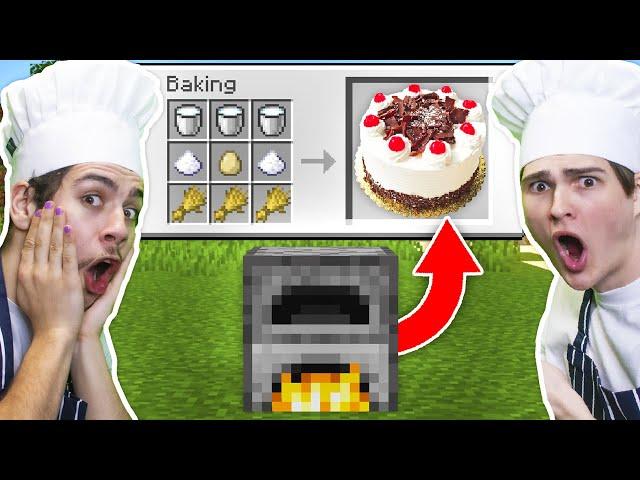 I Crafted Minecraft Food in REAL LIFE...