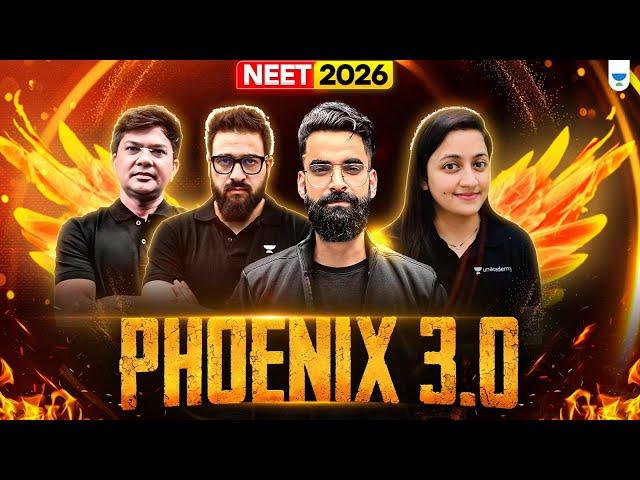  India’s No.1 NEET 2026 Batch for Class 12 & Droppers – PHOENIX 3.0 Is Here!