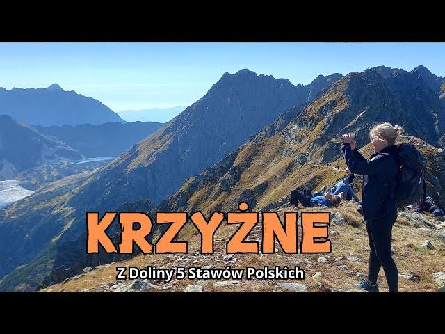 Krzyżne z Doliny Pięciu Stawów. Tatry.