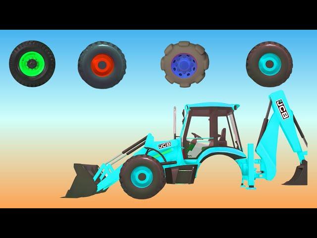 Correctly Correctly Guess The JCB All Part | (JCB Wheel ) || #jcbvideo