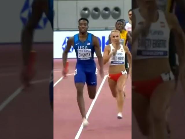 Women Runner Challenges Men