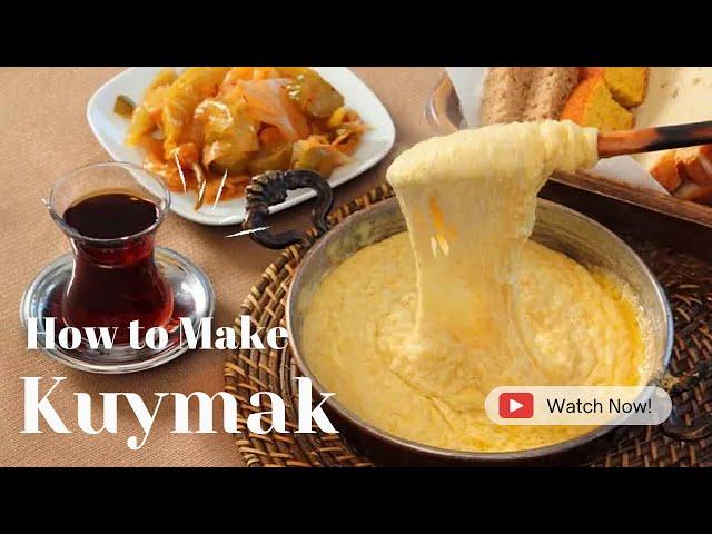 Most Famous Breakfast Dish of Turkey | Kuymak Recipe | Mihlama Recipe | Trabzon Tour Guide