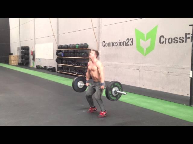 Power clean + hang clean: 80 x 1+21 by Adrian Mundwiler