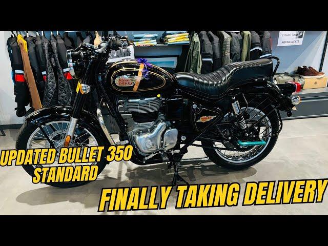 Royal Enfield Bullet 350cc 2024 New Model || Bullet 350 Standard 2024 || Bullet 350 Custom Black