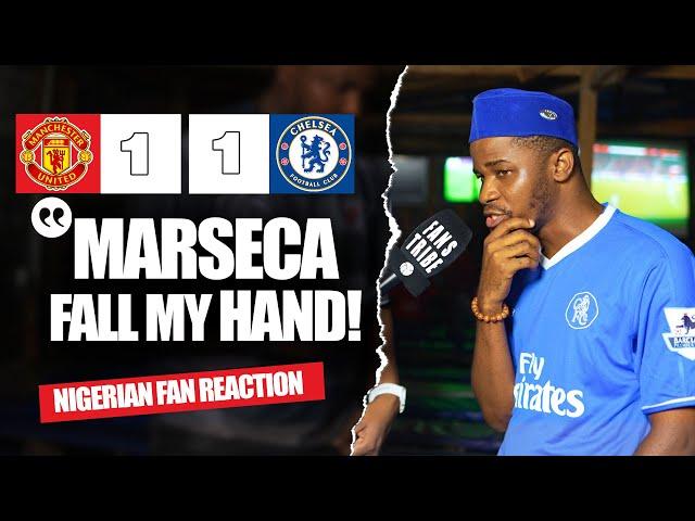 MANCHESTER UNITED 1-1 CHELSEA  ( Dani - NIGERIAN FANS REACTION) - Premier League 24-245 HIGHLIGHTS