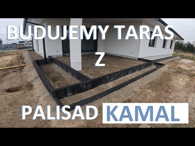 Budujemy Taras z palisad Od KAMAL #brukarzbydgoszcz #paving #taras #kostkabrukowa #home