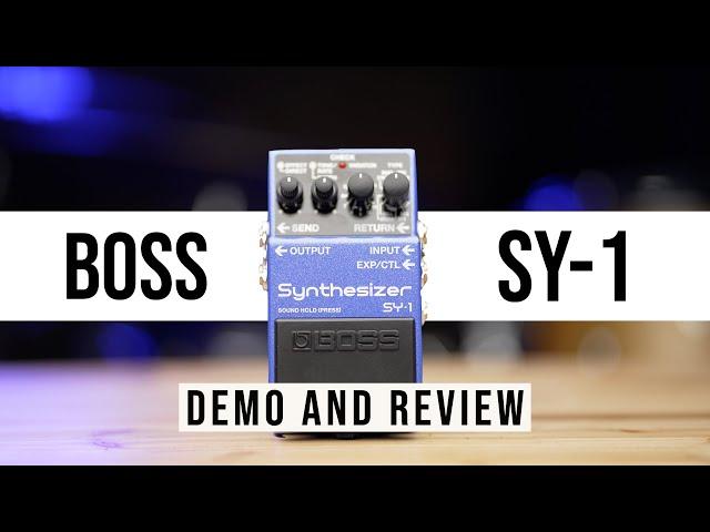 Boss SY-1 Guitar Synthesizer Pedal Demo and Review