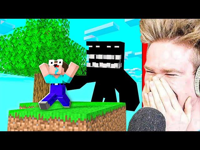 NAWIEDZONY SKYBLOCK TROLL na WIDZU XD | Minecraft Extreme