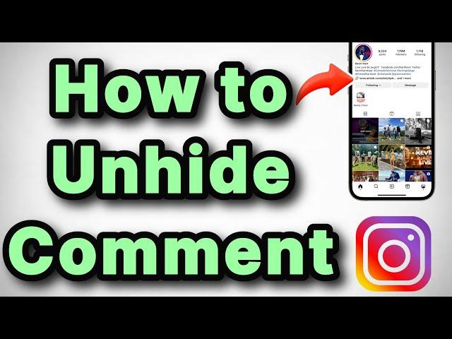 How to Unhide a Comment on Instagram