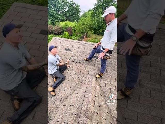 Roofer proves statefarm inspector wrong.