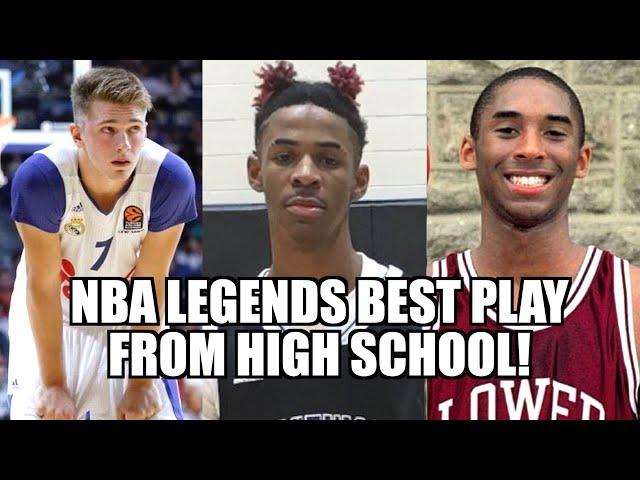 NBA PLAYERS BEST MOMENT FROM HIGH SCHOOL!