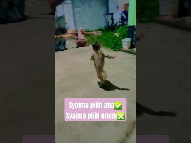 COBA TEBAK SYAIMA PILIH SIAPA?? #viralvideos #baby #bayivlog #cute #lucu