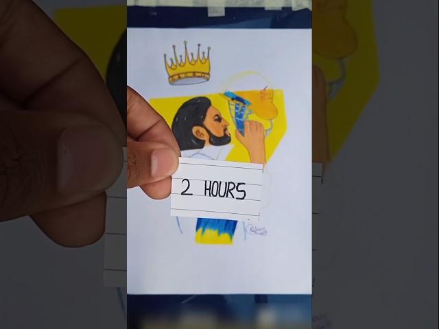 time vs my art #shorts #rishavarts #youtubeshorts #drawing #trending #artistlife