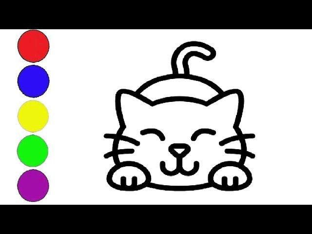 How to draw a cat | Как нарисовать кота | Сурет бояу | Сурет салу мысық