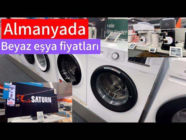 Almanya’da beyaz eşya fiyatları? Çamaşır makinesi, bulaşık makinesi, buzdolabı, kahve makinesi, TV