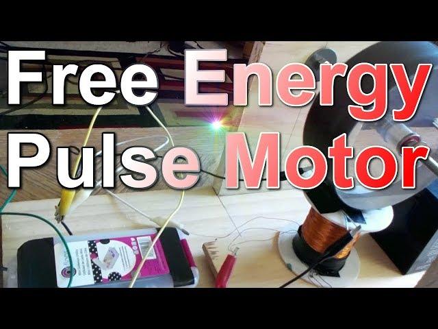 Pulse Motor Powered with Overunity Energy - (123% Electrical Efficiency)