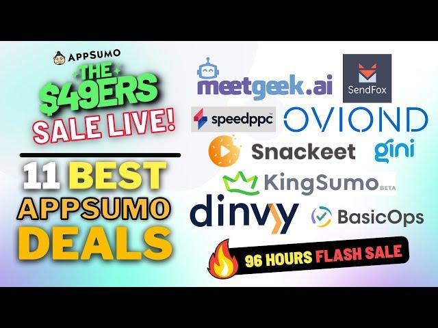 (Live) Appsumo 96 Hours Flash Sale | Get Best LTD with Extra Discount!