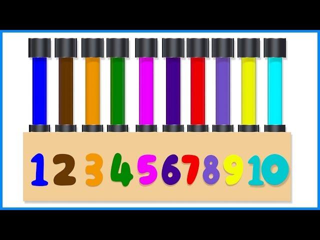 Learn Numbers Colors & Shapes - Teddy & Timmy Poems for Kids