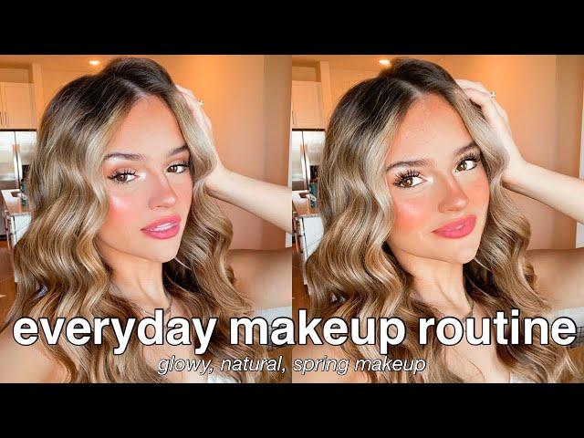 my *NEW* everyday makeup routine 2021! || glowy, natural, spring makeup