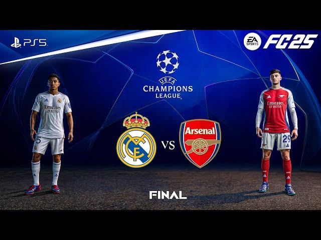 FC 25 - Real Madrid vs. Arsenal | UEFA Champions League Final | PS5™ [4K60]