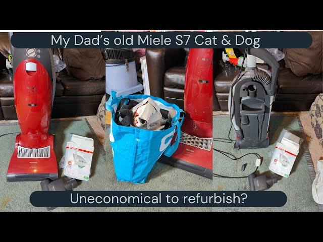 My Dad's old Miele S7 Cat & Dog - First Look & Service