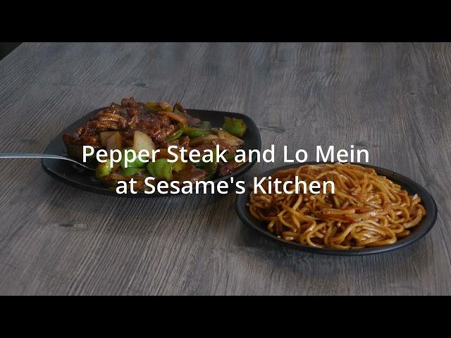 Pepper Steak and Lo Mein Sesames Kitchen F6 30s