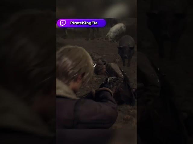 Attack of the Pig | Resident Evil 4 Remake