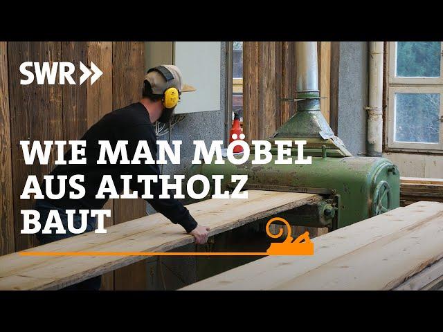 How to build furniture from scrap wood | SWR Handwerkskunst