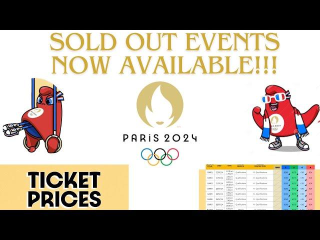 SOLD-OUT PARIS OLYMPICS EVENTS AVAILABLE - NEW TICKETS RESALE PLATFORM