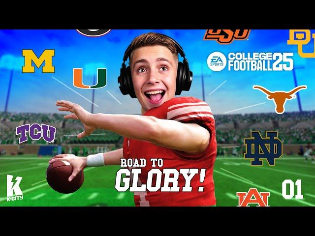 Beck Goes to College! (College Football 25: Road to Glory Part 1)