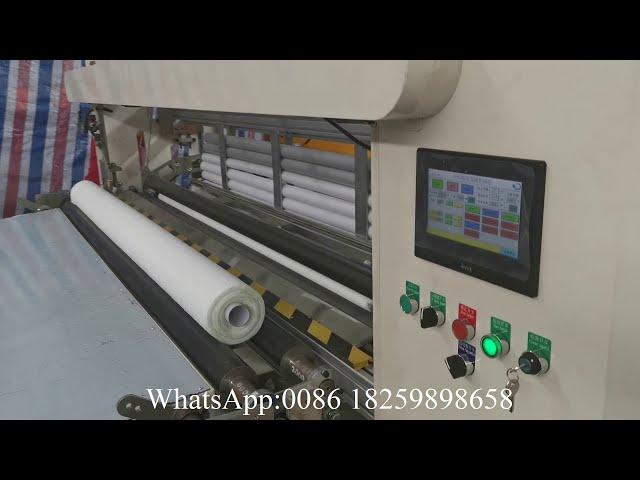 Decorated embossing color glue lamination small toilet paper making machine price