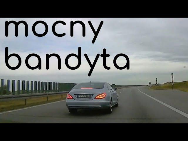 Mocny bandyta w CLSie W218 333KM został brutalnie przyhamowany do 140km/h, musiał ich wyprostować