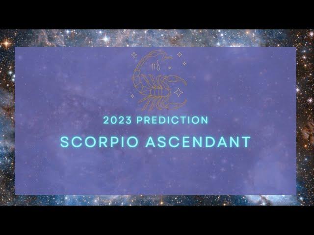 2023 major transits for Scorpio Ascendant | Hard work will pay off!