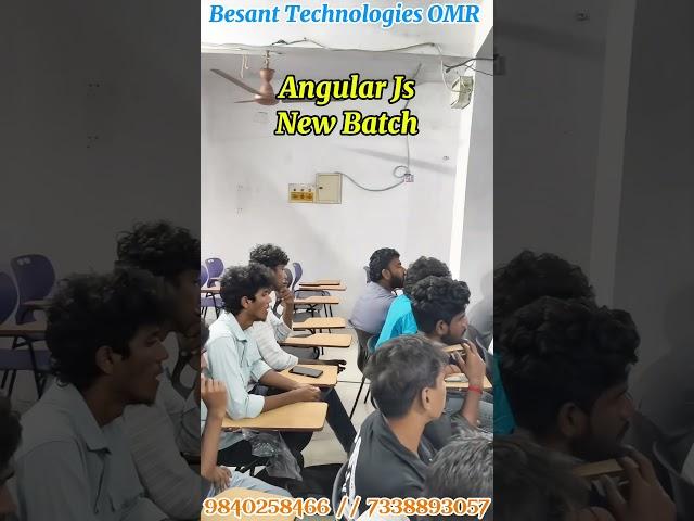 Master Angular with Our New Batch at Besant Technologies OMR Branch| 100% Placement Support |Chennai